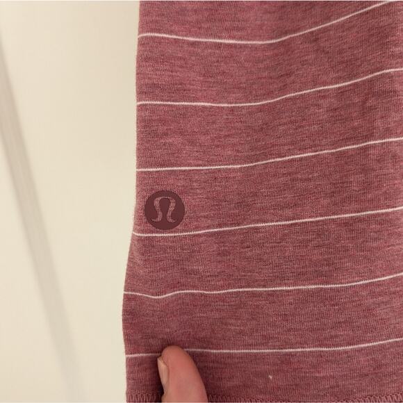 Lululemon All Tied Up Striped Pink Tank Top, size 2 - Picture 3 of 6